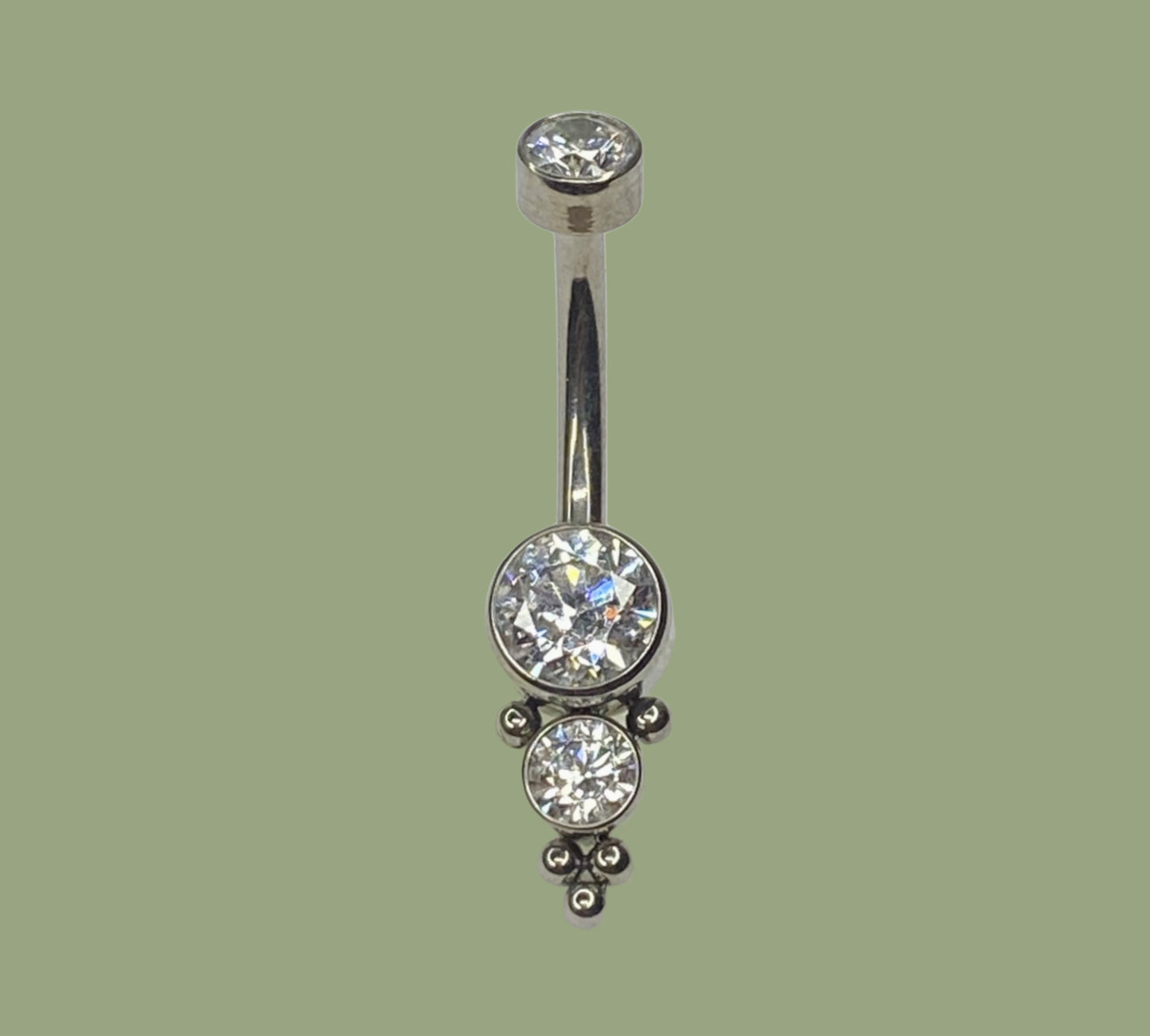 NAVEL DOPPIO ZIRCONE