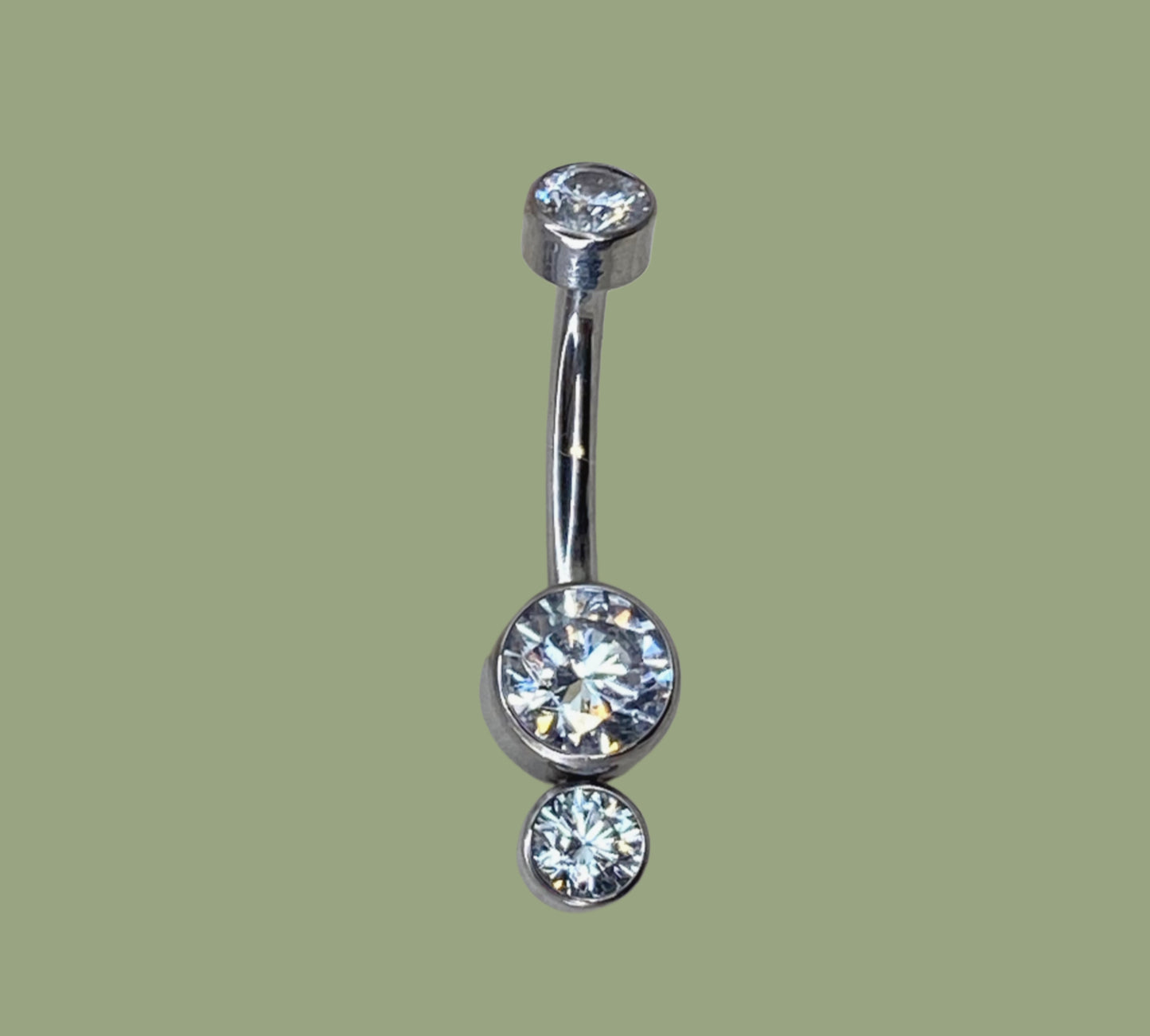 NAVEL DOPPIO ZIRCONE