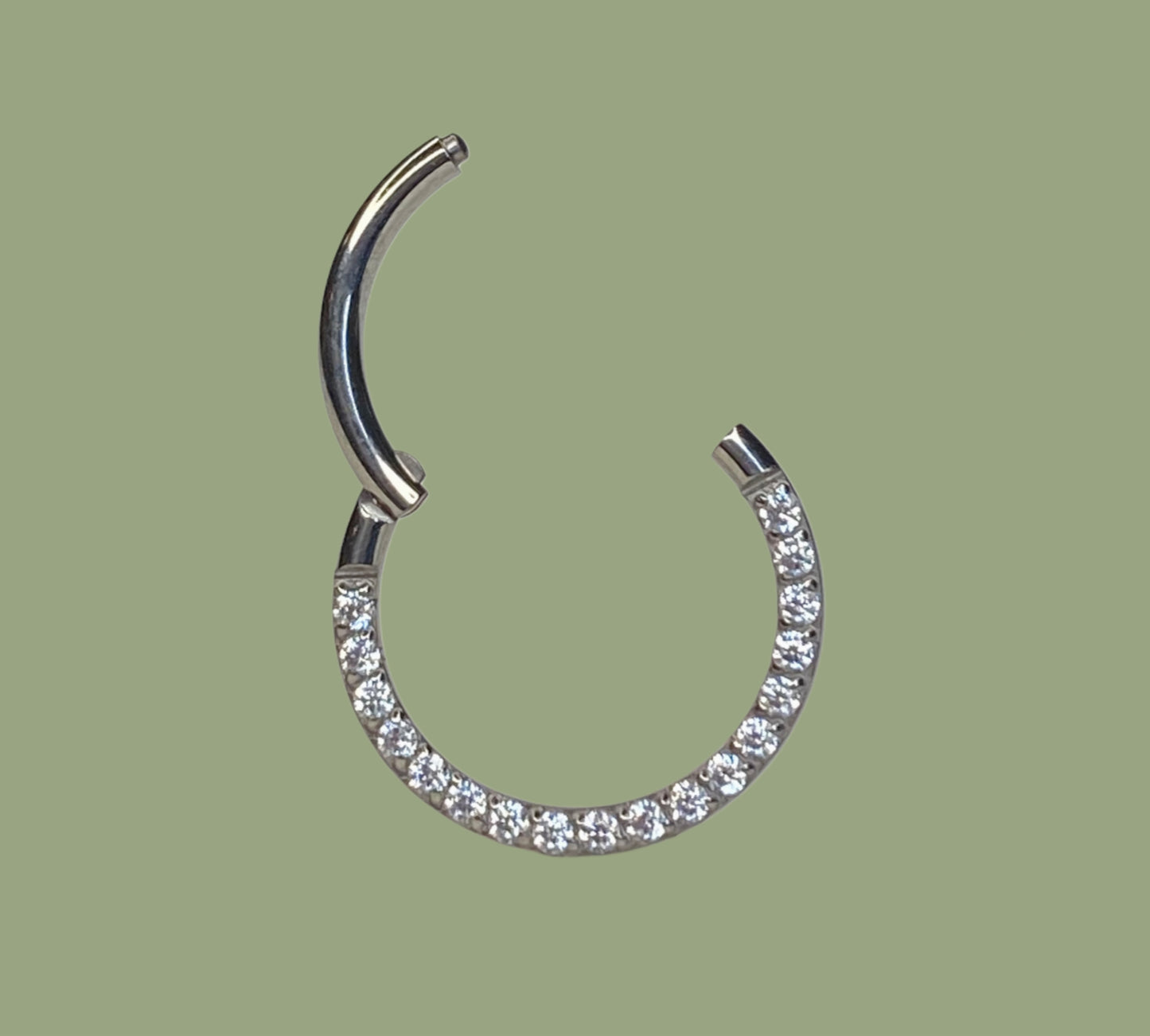 RING CON ZIRCONI FRONTALI