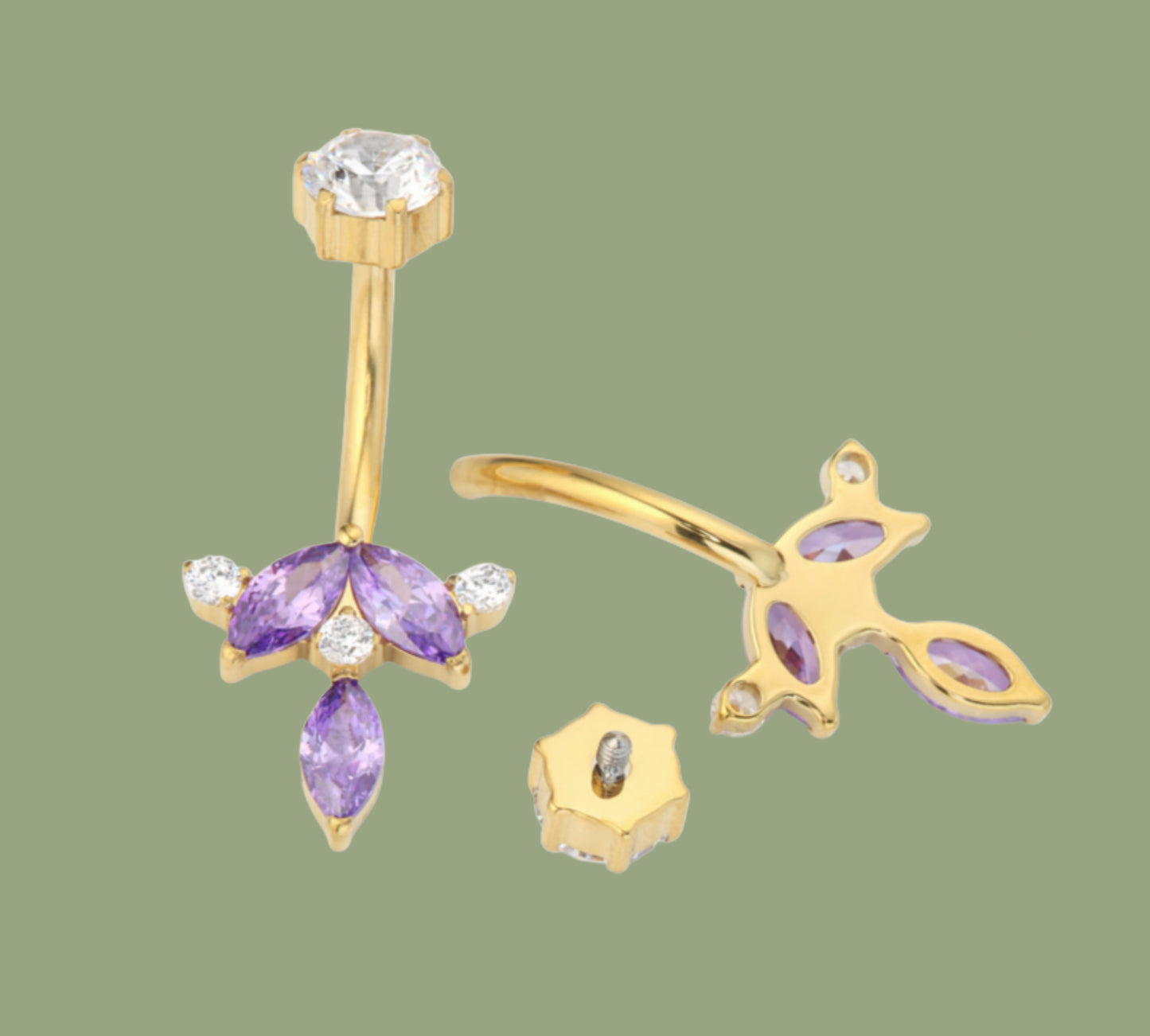GOLD VIOLET NAVEL