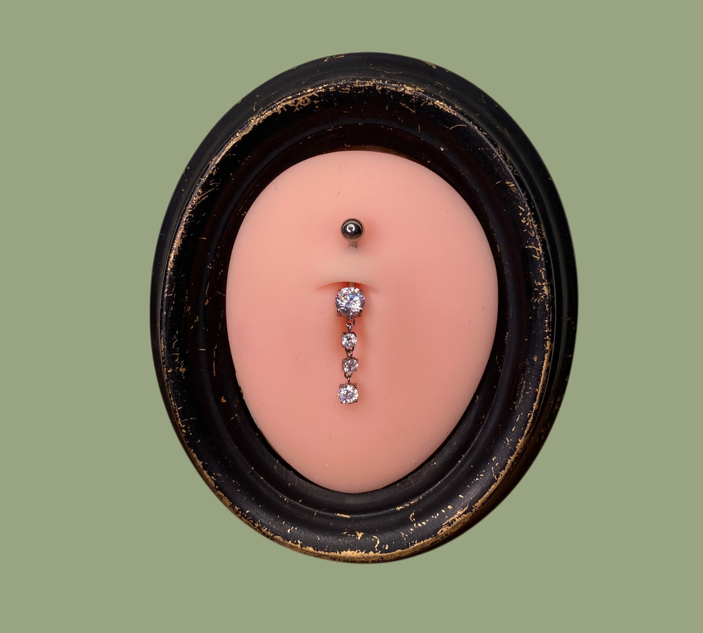 NAVEL CRYSTAL DROP