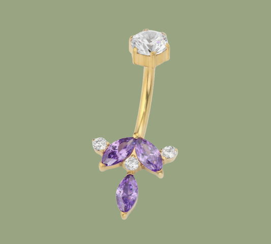 GOLD VIOLET NAVEL