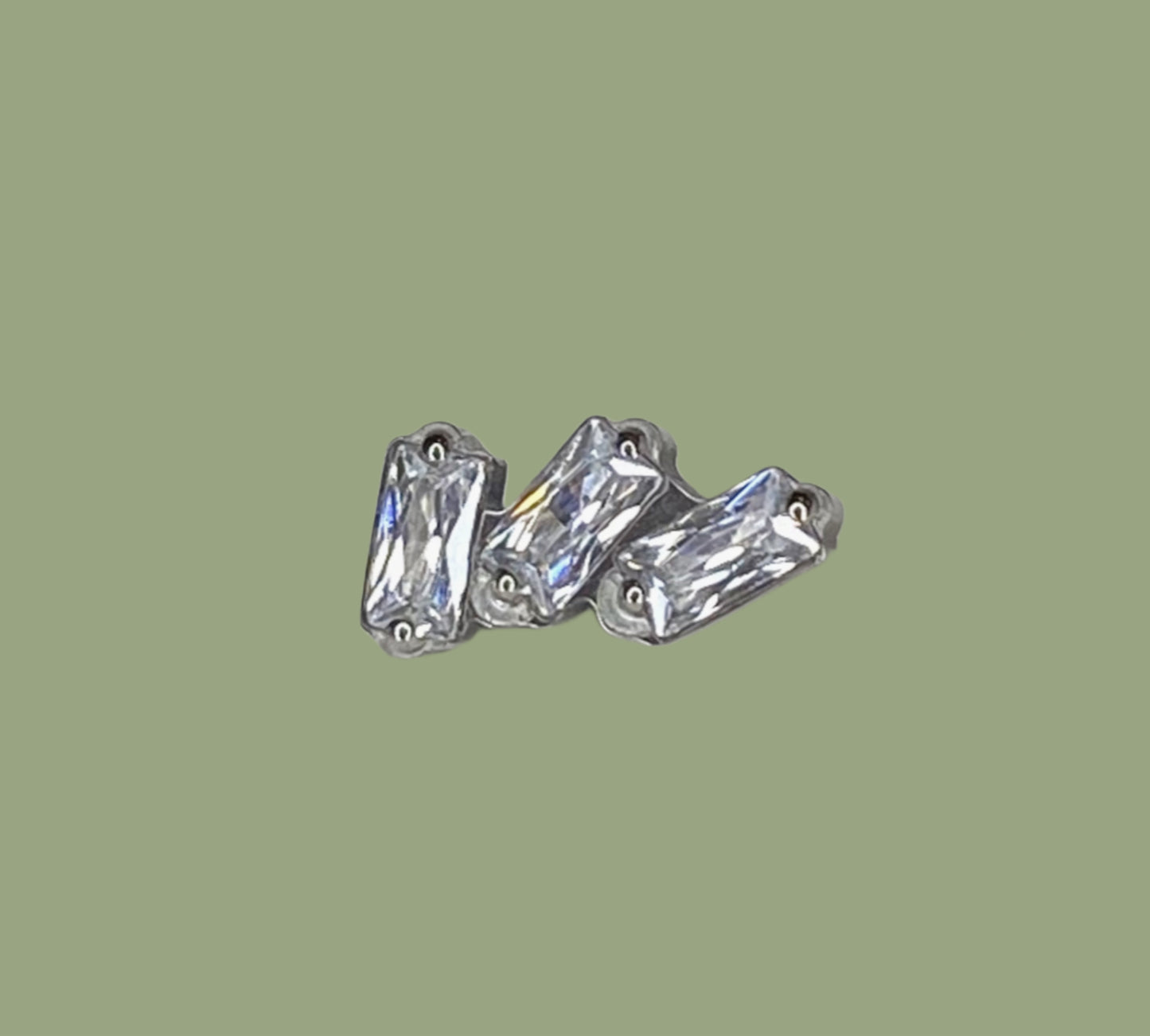 TRIPLO ZIRCONE BAGUETTE